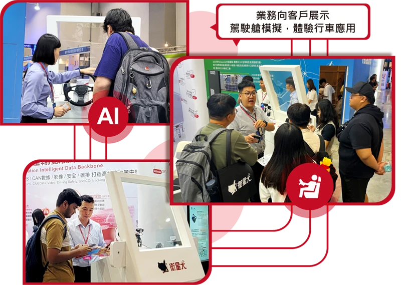 衛星犬_最新消息_2025台北國際物流展-駕駛艙模擬體驗