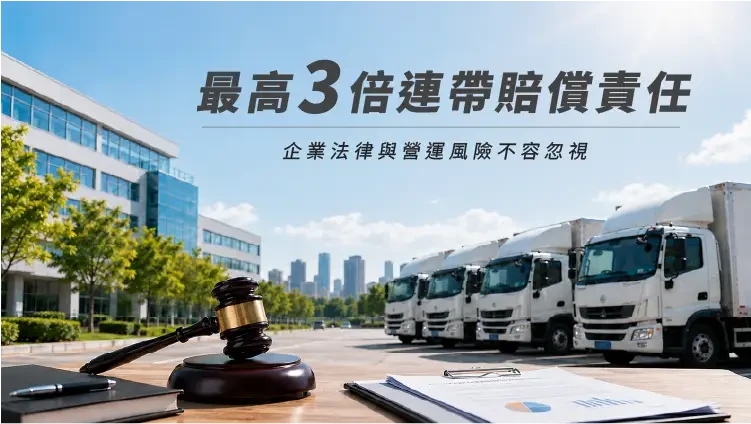 最高3倍連帶賠償責任，企業法律與營運風險不容忽視（手機版）